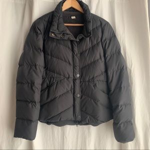 preloved J Crew puffer jacket with fleece lining